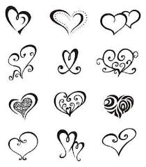 Easy Tattoo Patterns For Beginners Simple Heart Tattoos Small Heart Tattoos Heart Tattoo Designs