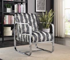 Ink + ivy novak lounge accent chair sale $584.99. 904078 Set Of 2 Accent Chairs Black White Jacquard By Coaster