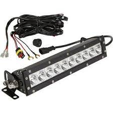 Anzo Usa 10in Led Off Road Light Bar Clear 2650 Lumens Permanent Mount Model 861157 Off Road Light Bar Bar Lighting Led