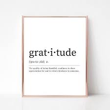 Gratitude Capstoneconsultants In 2020 Dictionary Prints Words Of Gratitude Wall Prints Quotes
