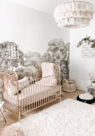Playful And Chic Nursery Light Fixture Ceilings Ideas Diy Darlin In 2020 Gold Crib Baby Girl Bedroom Small Nursery Design