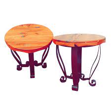They were easy to work with and delivered quicker then they promised. Mesquite Scroll End Tables With Turquoise Inlay Set Of 2