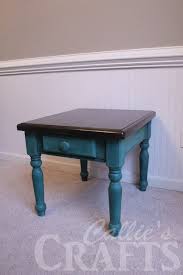 Callie S Crafts Chalk Paint End Table Update Painted End Tables Furniture Makeover Painted Furniture