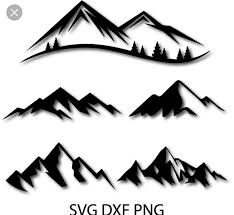 Pin By Tatjana On Plotterdateien Applikationen In 2020 Mountain Silhouette Mountain Logos Mountain Svg