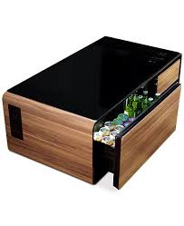 Sobro Smart Storage Coffee Table With Refrigerated Drawer Reviews Furniture Macy S Coffee Table With Storage Stylish Coffee Table Coffee Table