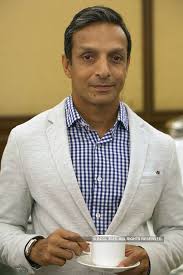 Vijay Jacob during a chat show, The Trials and Tribulations of Michael  Clarke, organised by the Young Leaders Forum at a city hotel