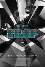 Download Free White Boom Psd Flyer Template Free Psd Flyer Party Flyer Free Psd Flyer Templates