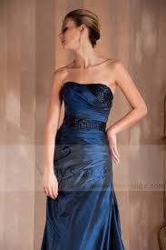 Robe soirées heute bestellen, versandkostenfrei. Robe De Soiree Bleu Fonce Bustier Longue Miroir En Taffetas Ref L277 Robes De Gala