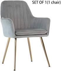 Amazon Com Golden Beach Velvet Dinning Chair Set Of 2 Mid Back Accent Chair Modern Leisure Armchair With Gold Plating In 2020 Dinning Chairs Chair Upholstered Chairs