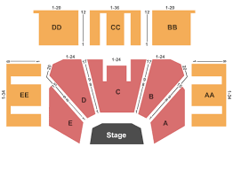 treasure island event center seating chart welch