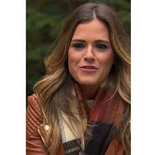 S12 The Bachelorette Jojo Fletcher Brown Leather Jacket