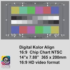 Chip Chart Digital Video Camera Test Chart Camera Test