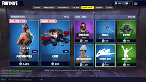 When or if it will come to the shop for the next time is unknown. Fortnite New Masked Fury And Dynamo Skins New Piledriver Pickaxe And Libre Glider Youtube