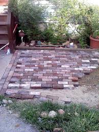 Natural patio pavers are designed for pathways, but also great for patios, barbeque areas, motor homes, gardens. Antique Brick Patio Done Brick Paver Patio Brick Patios Antique Brick Patio