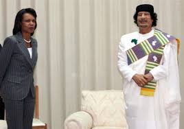مفاجأة العثور على ألبوم صور لكوندوليزا رايس في غرفة نوم القذافي Img Src Img 2011arabic Images Icon05 Gif Alt