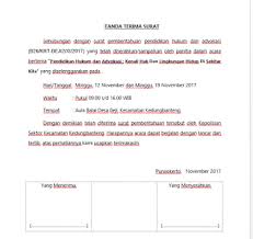 Disetiap perjanjian atau kegiatan pastinya akan ada sebuah. Download Contoh Tanda Terima Surat Format Doc