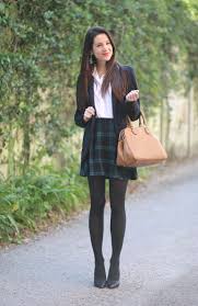 Black And White Plaid Skirt And Jacket Blazer Black Plaid Skirt Diary Of A Debutante Plaid Skirts Fashion Black Plaid