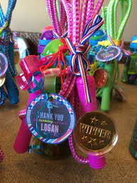 Instead of giving out a gymnastics goody bags at your birthday party, what about just a gymnastics party favor? Gymnastic Party Favor Water Bottle Gymnastics Birthday Party Favors Gymnastics Party Favors Gymnast Birthday Party