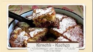 Kirschli kuchen wir haben 5 tolle kirschli kuchen rezepte für dich gefunden. Kirschli Kuchen Vanilliger Kirsch Kuchen Mit Schoko Tropfchen Youtube