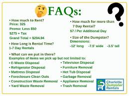(6 feet wide, 12 feet long, 4 feet tall) *dimensions may vary. Charlotte Dumpster Rentals Cltdumprentals Twitter