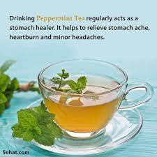 Health Benefits Of Pepperminttea Peppermint Tea Benefits Natural Home Remedies Peppermint Tea