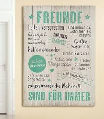 Mdf Wandbild Spruch Weisheiten Freunde Dekoration Tafel Schild 41777