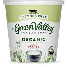Here are some of the yogurt brands for you, to add. Organic Plain Yogurt Green Valley Organics