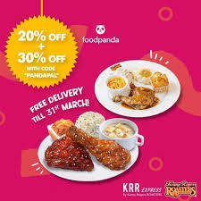 Now Till 31 Mar 2020 Kenny Rogers Roasters Free Delivery Promotion With Foodpanda Everydayonsales Com