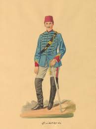 Ottoman Cavalry Regiment Officer Late 19th Century Osmanli Suvari Alayi Subayi 19 Yuzyil Sonu Dunya Savasi Askeri Islam