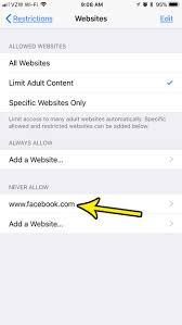 How to unblock websites for apple iphone How To Unblock A Website On An Iphone Live2tech