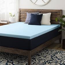 Full size 4 inch mattress topper. 4 Inch Gel Memory Foam Mattress Topper Crown Comfort Overstock 20943356