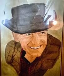 My first oil painting and my first black & white painted portrait of my  fiancé.