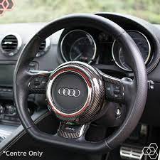 Audi Carbon Fibre Steering Wheel Airbag Cover S3 Rs3 Rs4 Rs6 Ttrs Tt Audi Steering Wheel Carbon Fiber