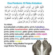 Amal istiqomah 5 months ago. Obi Wan Kenotbi On Twitter Doa Selepas Solat Untuk Dibukakan 12 Pintu Kebaikan Aamin