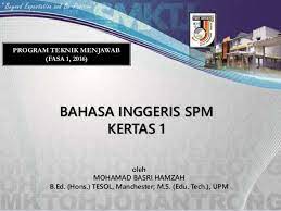 Messed up your spm and don't know what to do next? Teknik Menjawab Bi Spm Kertas 1