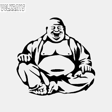 Laughing Buddha Drawing Easy Volkrays Cartoon Car Sticker Laughing Buddha Buddhism Accessories Reflective Vinyl Decal Black Silver 15cm 16cm Car Stickers Aliexpress volkrays cartoon car sticker laughing buddha buddhism accessories reflective vinyl decal black silver 15cm 16cm