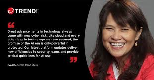 Our CEO Eva Chen emphasizes, "The promise of the AI era is only powerful if  protected." That is why we're paving the way for secure #AI adoption with  our latest platform updates. |