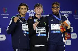 Pieter Coetze wins first gold medal at World Championship