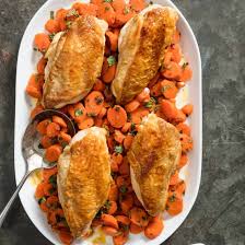 28 may, '21 15 comments. Skillet Roasted Chicken Breasts With Harissa Mint Carrots America S Test Kitchen