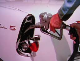 gas cap was behind your license plate ...
