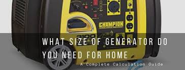 Home generators, includes irma footage, and how to use them. What Size Generator Do You Need For House Calculative Guide