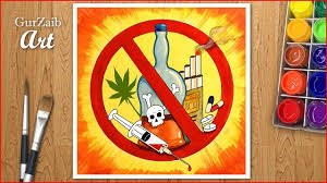 How does drug addiction and abuse effect society as a whole? How To Draw Stop Drugs Drawing Poster Making Say No To Drugs Use With Poster Colors Youtube