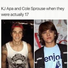 Kj apa is a new zealand actor. Kj Apa Man I Would Have Absolutely Crushed You At Age 17 Crushed Colesprouse Riverdale Funny Riverdale Memes Riverdale