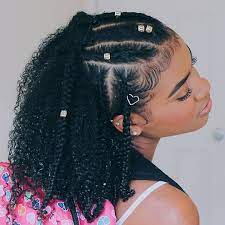 Throwback To Last Year When I Did This Cute Back To School Hairstyle Btw Hairstyl Protective Hairstyles For Natural Hair Natural Hair Styles Easy Hair Styles