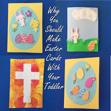 I do like the eggs. Why You Should Make Easter Cards With Your Toddler