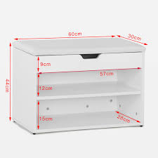 Haotian Fsr25 W Wooden Shoe Cabinet 2 Tiers Shoe Storage Bench Shoe Rack With Folding Planos De Moveis Decoracao Apartamento Pequeno Alugado Ideias Estantes
