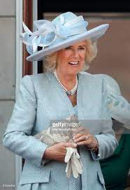 Camilla Duchess Of Cornwall Stands On The Balcony Of Buckingham Duchess Of Cornwall Camilla Camilla Duchess Of Cornwall