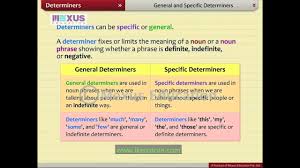 Determiners