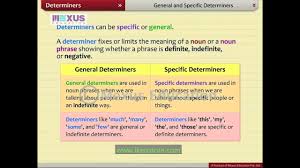 Determiners