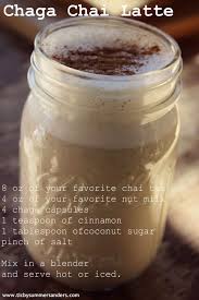 Chaga is a mushroom that grows in canada, siberia and the northern u.s. Healing Chaga Chai Latte Radiant Life Chaga Mushroom Recipes Chaga Chai Chaga Mushroom